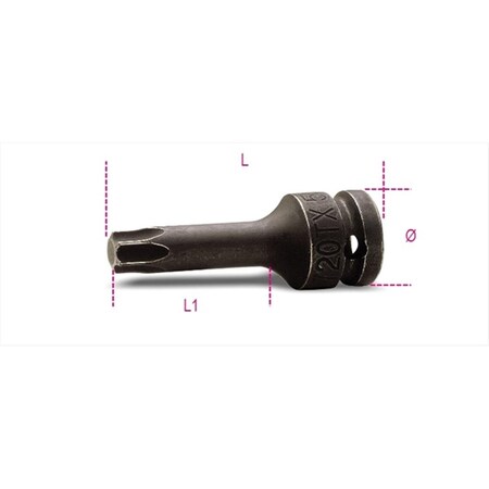 Gizmo 720TX 55 mm. Impact Socket Drivers TX GI3688056